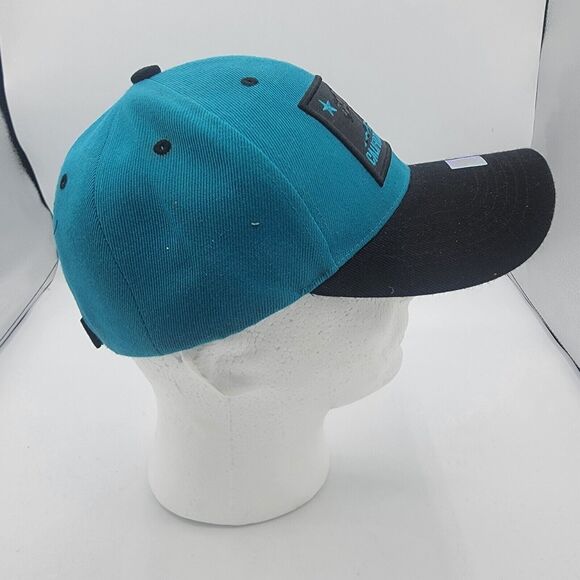 California Cap, Adjustable, Brand New, Green And Black Hat Mens Or Womens - Picture 6 of 7